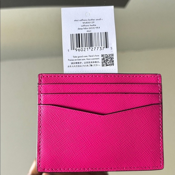 Pink Kate Spade card holder - Picture 2 of 4